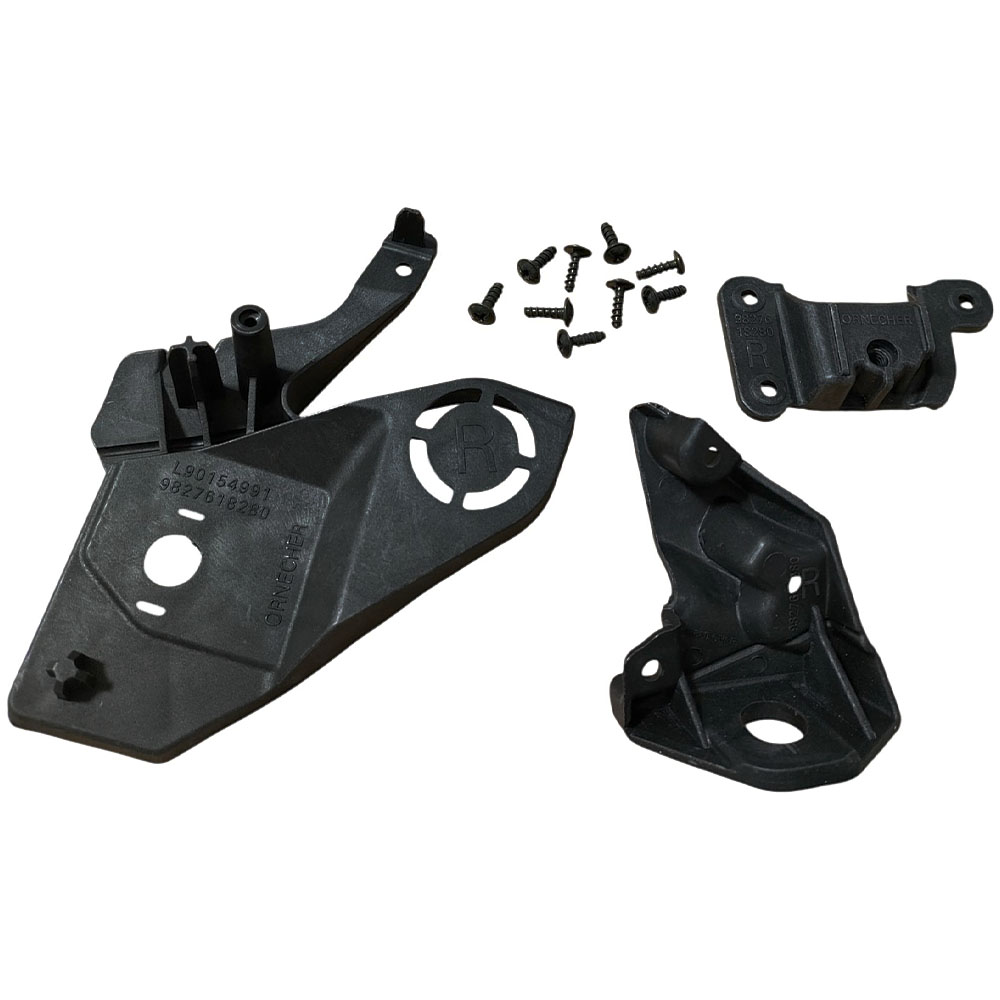 Headlight Holder Mount Repair Bracket Tab Set For Peugeot 208, 2008 - Right