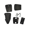 Side Sliding Window Glass Latch Opener Grip Button Set For Ford Transit V184 T16 2000-2006
