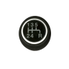 Gear Shift Stick Knob Head For Fiat Doblo - Black