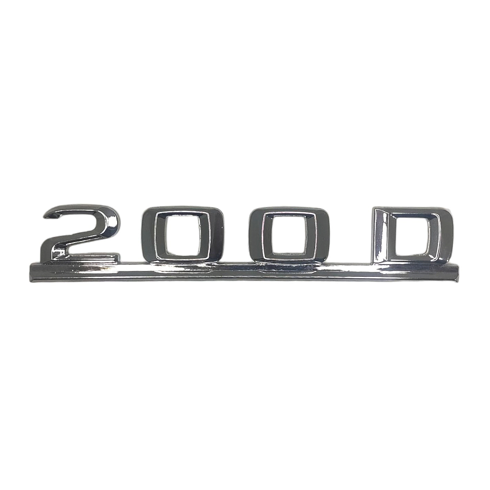 Mercedes W124 için 200D Bagaj Yazısı